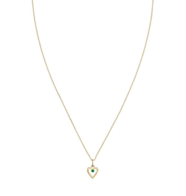 This beautiful emerald necklace is a solid 14k gold birthstone pendant made with real natural emerald. This gold necklace pendant comes in yellow gold, white gold, or rose gold. This emerald pendant is the perfect personalized jewelry gift. This birthstone necklace pendant can also be worn as a bracelet charm. Add this emerald charm to your jewelry collection now. Green 14k Gold Heart Jewelry, Emerald Heart Charm Jewelry, Green Heart-shaped 14k Gold Jewelry, Heart Shaped Yellow Gold May Birthstone Jewelry, Yellow Gold Heart Jewelry For May Birthstone, Fine Jewelry Heart Shaped May Birthstone, Fine Jewelry Heart-shaped May Birthstone, Heart-shaped Yellow Gold Jewelry For May Birthstone, Emerald Jewelry With Heart Charm As Gift