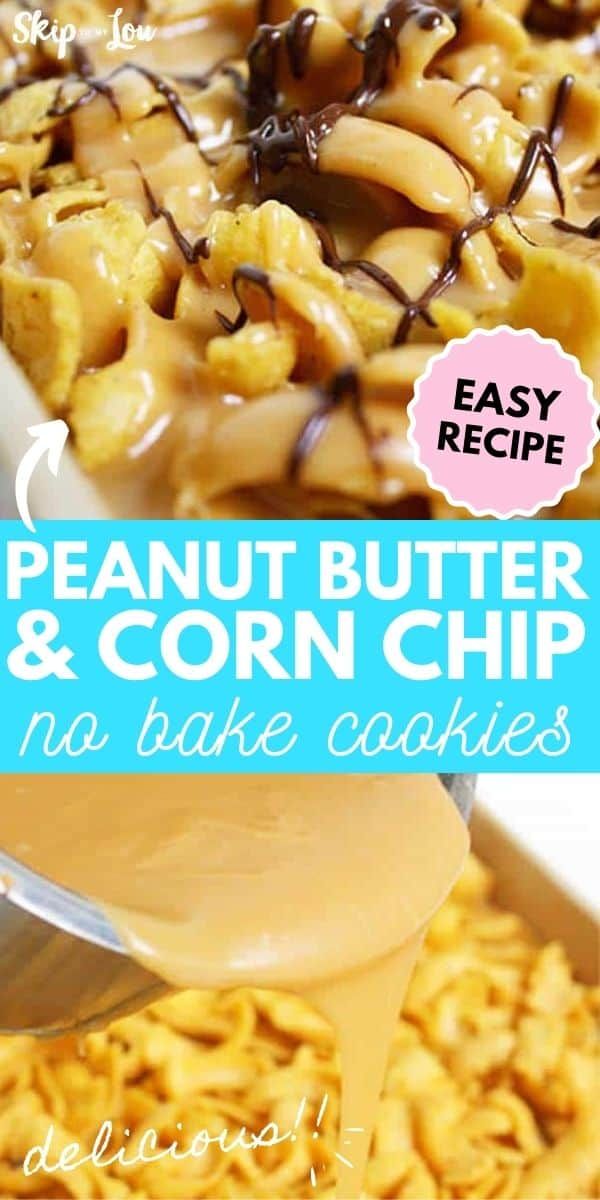 peanut butter and corn chips no bake cookies are the perfect treat for breakfast or dessert