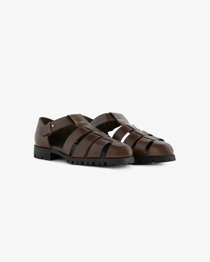 Fisherman Sandal – Aimé Leon Dore Aime Leon Dore, Us Man, Penny Loafers, Embossed Logo, Shoe Shop, Cow Leather, Italian Leather, Black Boots, Calf Skin