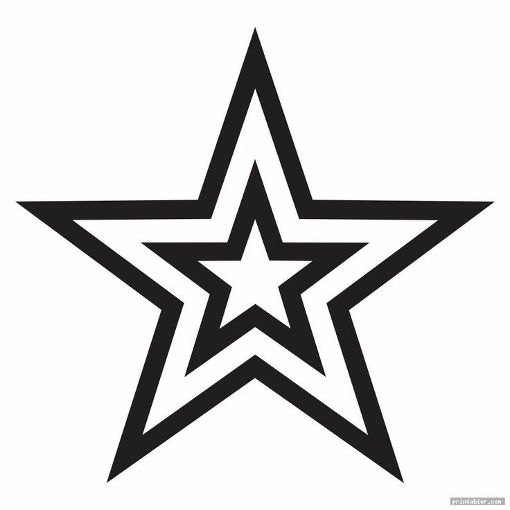 a black and white image of a star