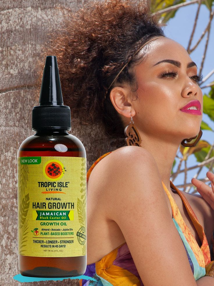 The Tropic Isle Living Jamaican Black Castor Hair Growth Oil was specially formulated to support thicker, stronger, and longer hair for all hair types with results in 45 days. Made with 100% natural and effective ingredients that are high in Omega fatty acids, Vitamin E & Minerals, Neem Oil (rich in antioxidants), Aloe Vera (rich in vitamins A & C). These ingredients have been proven to help strengthen, nourish, & moisturize the hair follicles in order to prevent hair breakage, thinning and exce Natural Hair Growth Chart, Black Castor Oil Hair Growth, Prevent Hair Breakage, Castor Oil For Hair Growth, Magnesium Chloride, Castor Oil For Hair, Jamaican Black Castor Oil, Excess Hair, Black Castor Oil