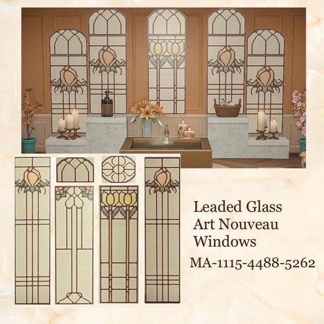 stained glass art nouveau windows in ma - 414 - 488 - 592