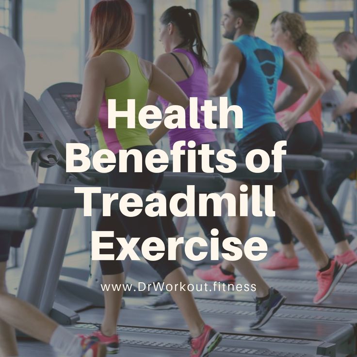 people running on treadmills in a gym with the words health benefits of treadmill exercise