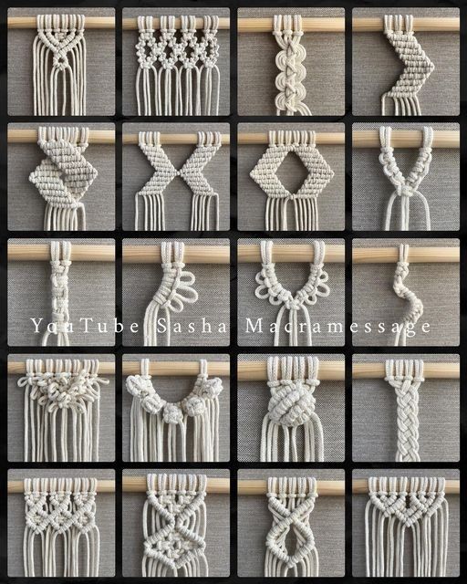 the steps to crochet an easy and simple macrame project for beginners