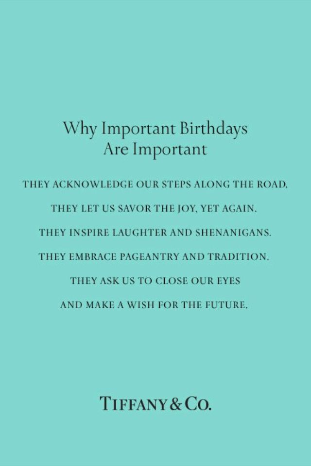 a blue birthday card with the words, why important birthdays are important