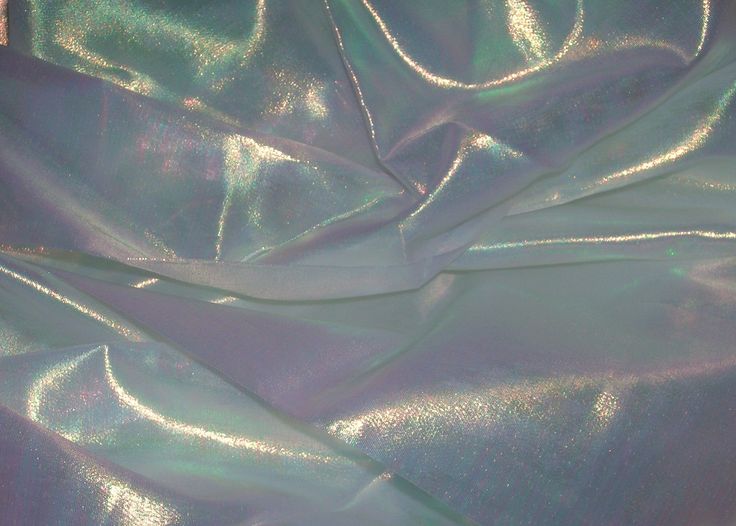 the fabric is shiny and it looks like something from outer space or in another world