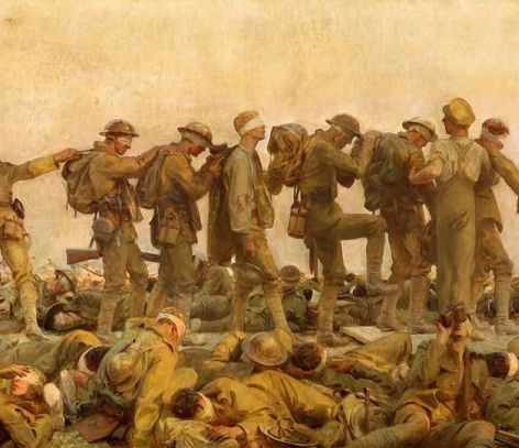 Gassed (detail). Singer Sargent. From the same man who painted beautiful aristocratic women & children in the the belle epoch ... Henry Tonks, Ww1 Art, Large Oil Painting, John Singer Sargent, Photography Gallery, Military Art, British Artist, Paper Models, American Artists