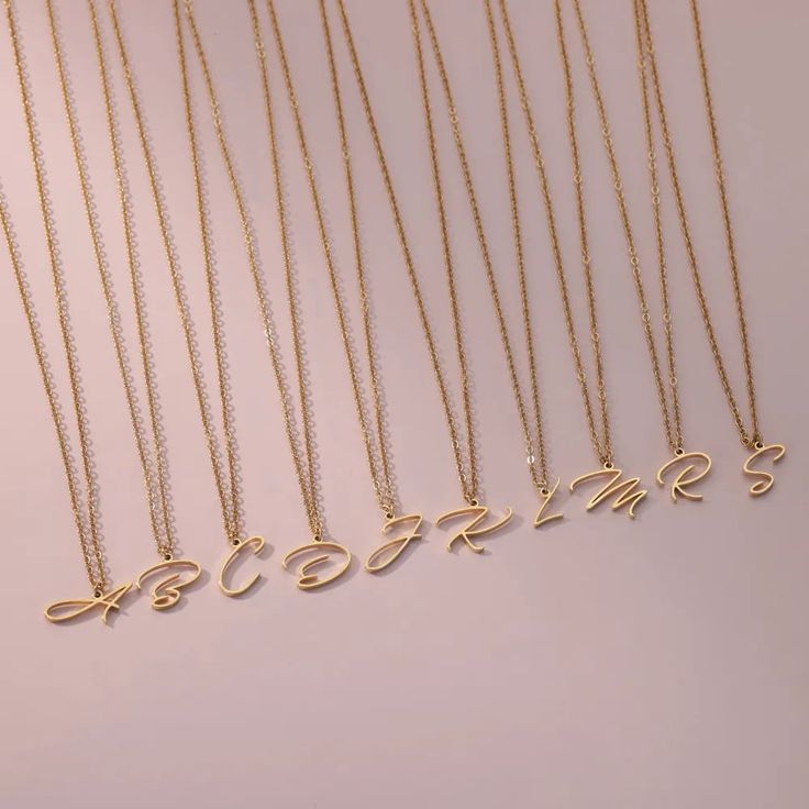 ✨ Introducing the Capital Initial Letter Necklace—a timeless and elegant piece that adds a touch of personalization and sophistication to any outfit! ✨🔠 🌟 Meaningful Personalization: This versatile necklace captures the essence of your personality or the significance of a cherished name or initial, making it a truly special keepsake. 💎 Perfect Gift: Whether for yourself or as a thoughtful gift for a loved one, this necklace is a meaningful accessory that transcends trends. ✨ Symbol of Individ Personalized Initial Pendant Necklace On Clavicle Chain, Chic Rose Gold Charm Necklace For Gift, Dainty Name Initial Pendant Necklace, Trendy Personalized Initial Pendant Necklace, Trendy Initial Pendant Necklace For Personalized Gift, Trendy Personalized Letter Jewelry Gift, Elegant Personalized Initial Necklace For Formal Occasions, Elegant Rose Gold Round Pendant Name Necklace, Elegant Initial Pendant Name Necklace