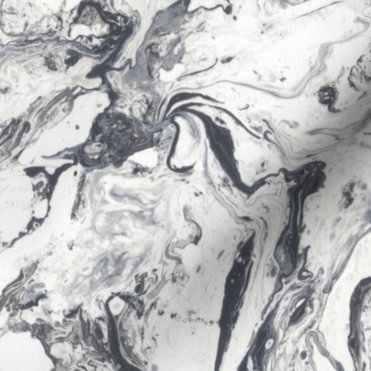 an abstract black and white marble pattern