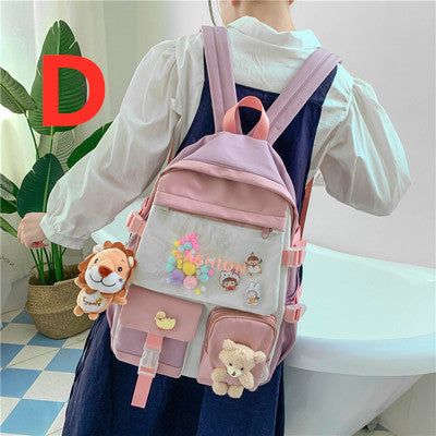 Lovely Bear Students Backpack PN5002 ●Size:42*31*14 cm ●Material :nylon (Please allow 1-3cm differs due to manual measurement.As different computers display colors differently,the color of the actual may vary slightly from the above images.Thanks for your understanding.) ●About Shipping: We attach great importance to the orders of each customer and parcel delivery. 1.Processing time: 2-3 business days. 2.Shipping time: 10-15 business days to US, please allow 3-4 weeks shipping to other country.(Shipping times can be affected by variable customs clearance times or public holidays.) Student Backpacks, Fashion Backpack, Backpacks