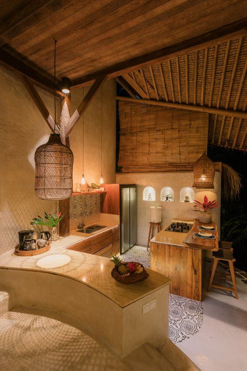 a bathroom with a sink, tub and counter top in it's own area