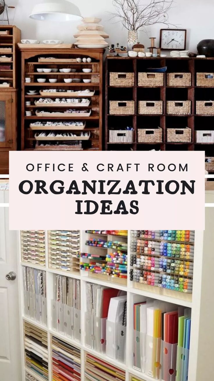 office and craft room organization ideas