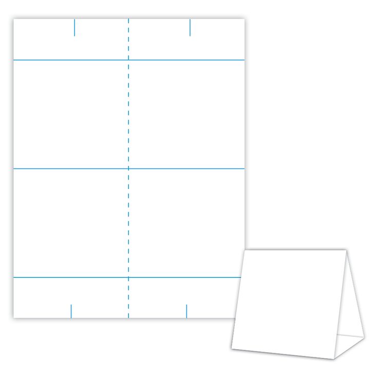 a blank card with blue lines on the front and back of it, next to an envelope