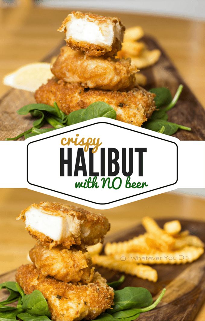 crispy halibut with no beer is an easy and delicious appetizer