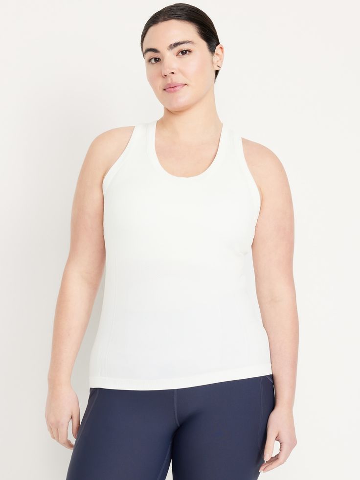 breathable rib-knit panels at sides and back scoop neck racerback go-dry wicks moisture semi fitted hits below waist models are approx.  5'9" and wear sizes s (size 4), l (size 12) and xl (size 18)machine wash according to the care instruction label Jack Black, Petite Size, Wicks, Rib Knit, Heather Grey, Old Navy, Scoop Neck, Overalls, Size 12