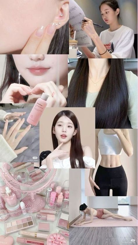 Wonyoung Manifestation, Wonyoungism Hair, Vision Board Glow Up, White Skin Aesthetic, Wonyoung Skin, Wonyoung Beauty, Glow Up Wallpaper, 777 Aesthetic, Pink Wonyoungism