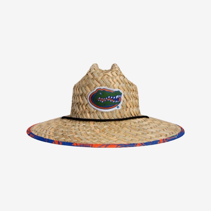 Florida Gators Floral Straw Hat FOCO Casual Adjustable Straw Hat For Poolside, Casual Straw Hat For Pool And Beach Season, Summer Outdoor Woven Sun Hat, Woven Sun Hat For Summer Outdoors, Casual Adjustable Panama Hat For Poolside, Casual Summer Pool Hats, Casual Straw Panama Hat For Poolside, Casual Straw Sun Hat For Poolside, Casual Straw Panama Hat For Warm Weather