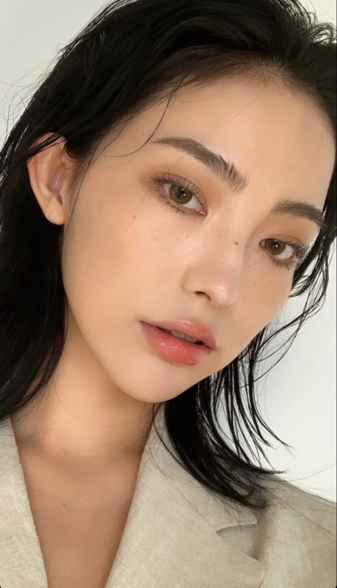 Makeup Ala Korea, Makeup Asia, Makeup Ulzzang, Bentuk Alis, Asian Makeup Looks, Soft Makeup Looks, Korean Eye Makeup, Ulzzang Makeup, Dewy Makeup