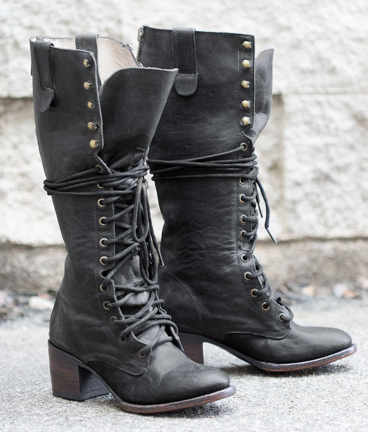 Freebird by Steven Grany Boot - Women's Shoes | Buckle Buckle Clothing, Black Military Boots, Tall Lace Up Boots, Pirate Boots, Pirate Outfit, Roxy Shoes, Pirate Fashion, Style Converse, Army Boots