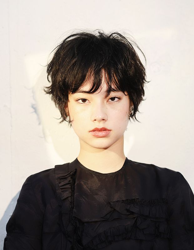 Short Wavy Asian Hair, Short Hair Not Styled, Short Black Hair Pixie, Messy Short Hairstyle Women, Female Short Hairstyles, Short Short Hair, Short Haired Women, Female Short Hair, Black Short Hair