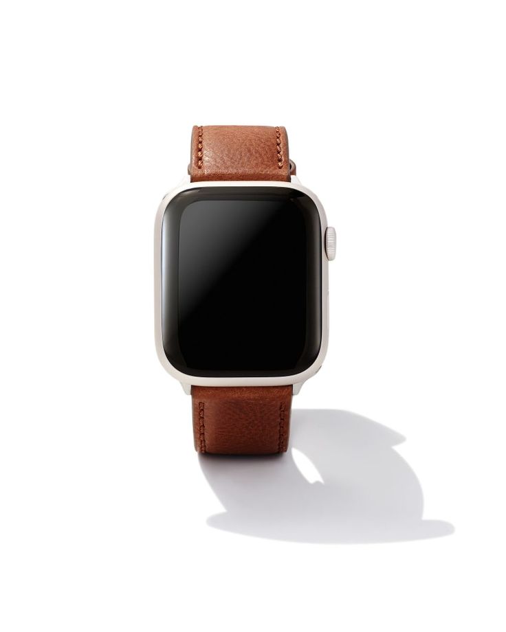 Designed to fit your Apple Watch® and Samsung Galaxy Watch®, the Evans Leather Watch Band in Luggage is crafted with Stainless Steel hardware and genuine Italian leather to instantly elevate and transform your everyday. To switch up your bands, simply press down on the easy release mechanism and then align each new band to the pinholes on either side of the watch. Leather Apple Watch Band Mens, Apple Watch Bands Mens, Apple Watch Leather Band, Scott Evans, Fragrance Storage, Leather Apple Watch Band, Wrist Stacks, Leather Store, Bar Jewelry