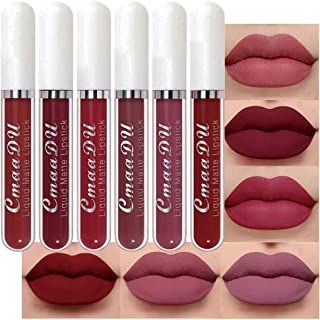 Amazon.com : lipstick Matte Lipstick Set, Liquid Lipstick Set, Lipgloss Lips, Waterproof Lipstick, Batons Matte, Lip Gloss Colors, Lipstick Matte, Lip Gloss Set, Lipstick Set