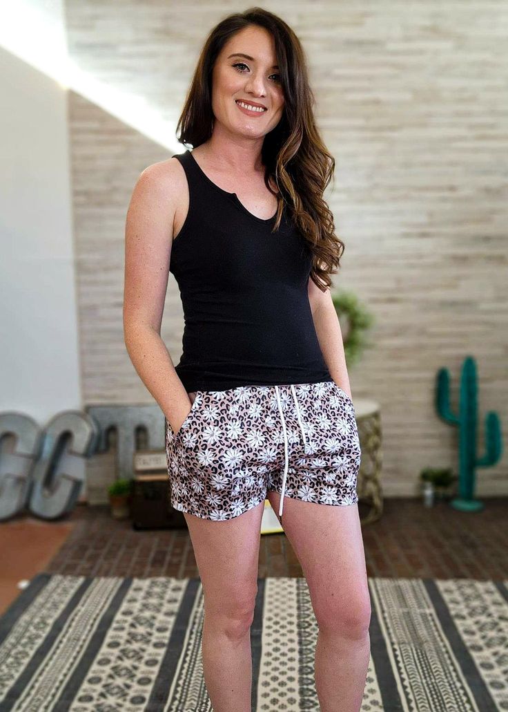 Stay cool and stylish all summer long with these Cinchy Cowgirl western shorts! Perfect for any cowgirl looking to beat the heat, these shorts are made with quality materials and feature a western design that's sure to turn heads. You'll love the comfortable fit and feel of these shorts, perfect for everything from the lake to hanging out at the county fair! 95% polyester and 5% spandex Regular fit True to size - size chart available in photos Model is wearing a size small is 125lb, 5'3" Care In Casual Fitted Pajama Shorts For Summer, Fitted Casual Pajama Shorts For Summer, Western Shorts, Shoes Western, Cowgirl Boutique, Horse Hair Pottery, Bling Dog Collars, Cowgirl Look, Photo Care