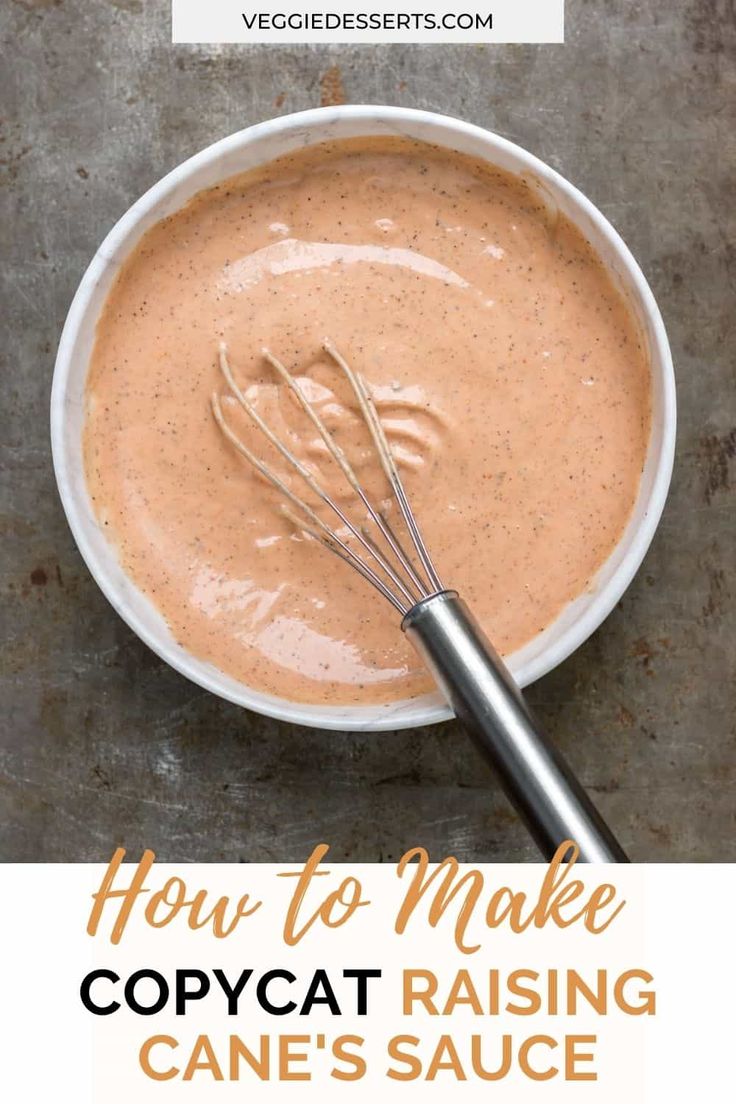 how to make copycat raisin cane's sauce in a bowl with a whisk