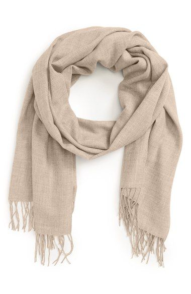 Product Image, click to zoom Classic Cashmere Scarves, Classic Beige Scarf For Fall, Classic Beige Scarves For Fall, Elegant Beige Wool Scarf, Solid Color Fringe Scarf For Fall, Classic Formal Pashmina Scarves, Classic Formal Pashmina Scarf, Classic Cashmere Scarves For Fall, Classic Wool Scarves For Fall