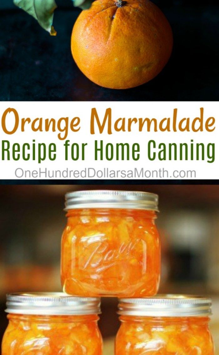 orange marmalade recipe for home canning