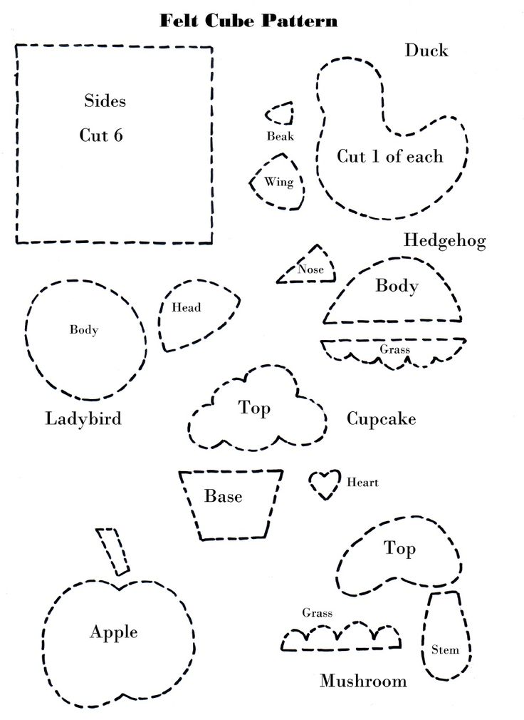 an apple cut out pattern with instructions to make it