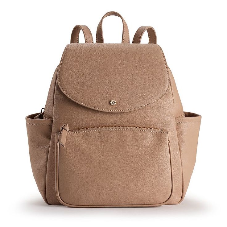 Stay stylish and organized while you're on the go with this cute LC Lauren Conrad Kate Flap Backpack. Stay stylish and organized while you're on the go with this cute LC Lauren Conrad Kate Flap Backpack. DETAILS 3.75'' handle strap 20.5-24.5" adjustable shoulder straps Zipper and magnetic snap closure Rose gold-tone hardware 2 interior zip pockets and 2 interior slip pockets 1 exterior zip pocket and 2 exterior slip pocketsCONSTRUCTION & CARE Overall dimensions: 12.25" H x 10.5" W x 4.75" D Poly Flap Backpack, Lc Lauren Conrad, Lauren Conrad, Snap Closure, Shoulder Straps, The Go, Cleaning Wipes, Zip Pockets, Overalls