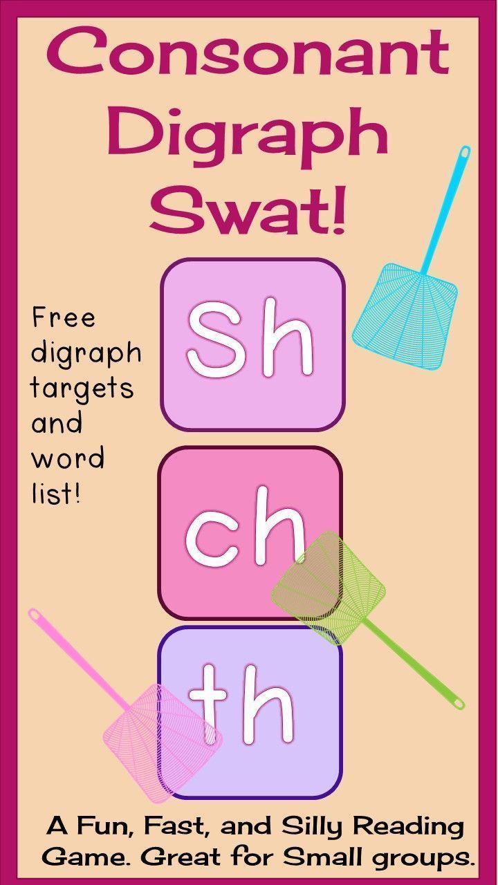 Teaching Digraphs, Digraph Games, Education Assistant, Digraphs Activities, Closed Syllables, Literacy Centres, High School Language Arts, Consonant Digraphs, Reading Night