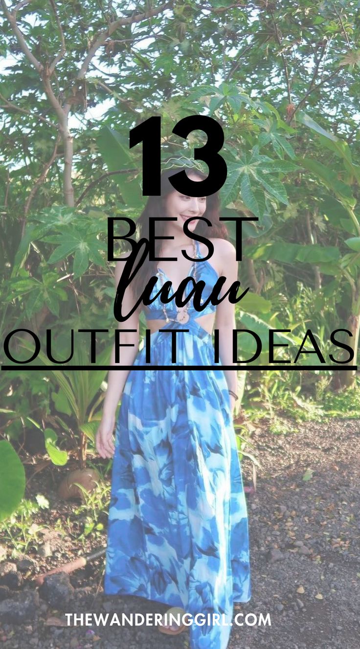 a woman standing in front of trees with the words 13 best lawn outfitti ideas