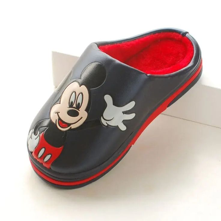 Wrap little feet in warmth and joy with our Mickey Mouse Warm Shoes. Adorned with iconic Mickey Mouse designs, these cozy shoes add a touch of playfulness to winter days. The plush interior ensures snug comfort, making them perfect for indoor adventures. Step into the magic of winter with these delightful warm shoes. Specifications: Heel Shape: Flat Heels Lining Material: Plush Outsole Material: TPR Upper Material: PU Season: Winter Item Type: Slippers Disney Slippers, Disney Sneakers, Mickey Mouse Design, Cozy Shoes, Led Shoes, Rain Shoes, Warm Shoes, Kids Sneakers, Snow Boots