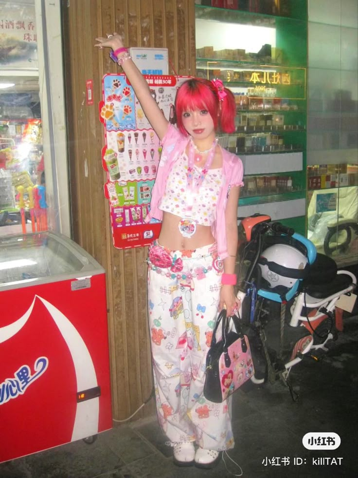 Dress Outfits Aesthetic, Cute Colorful Outfits, Cute Formal Outfits, Y2k Asian, Retro Ootd, Gorpcore Aesthetic, Decora Harajuku, Colorful Summer Outfits, Korean Y2k