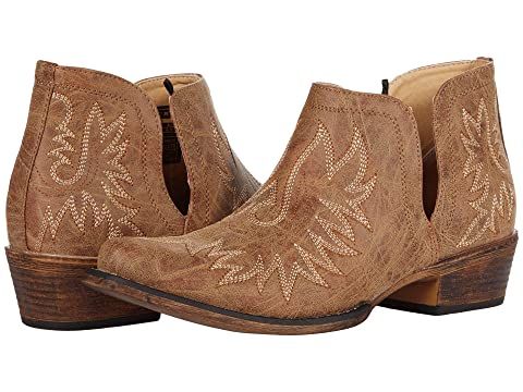 Roper Ava - zappos.com Womens Ankle Boots Western, Short Boots With Dresses, Cowboy Booties Outfit, Western Booties Outfit, Ankle Cowboy Boots Outfit, Cowgirls Boots, Boots Embroidered, Ankle Cowboy Boots, Booties Outfit