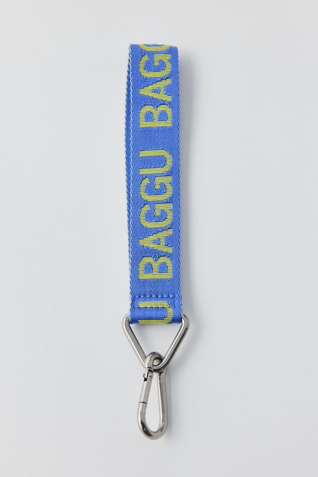 BAGGU UO Exclusive Logo Keychain Baggu Keychain, Merch Ideas Products, Key Chains Aesthetic, Webbing Keychain, Baggu Bag, Chains Aesthetic, Presents Ideas, Baggu Bags, Girly Car Accessories