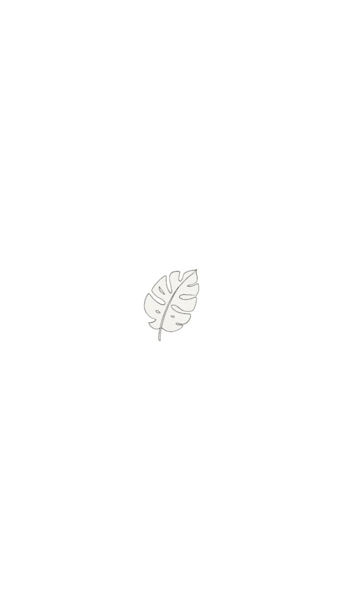 a drawing of a leaf on a white background