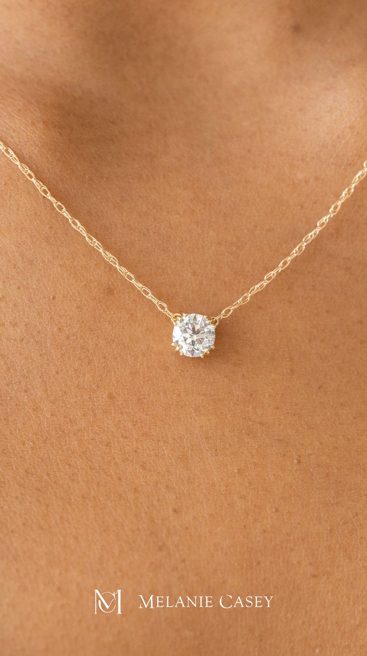 A classic diamond pendant, this Threaded Necklace features a sparkling diamond held in a dainty triple-prong setting. Choose from natural or lab-grown diamond, and 14k yellow, rose, or white gold, to create your perfect pendant at melaniecasey.com! Fine Jewelry 14k Gold Solitaire Necklace With Brilliant Cut, Elegant Solitaire Teardrop Pendant Necklace With Brilliant Cut, Elegant Teardrop Pendant Solitaire Necklace With Brilliant Cut, Elegant Cubic Zirconia Solitaire Teardrop Necklace, Elegant Cubic Zirconia Teardrop Solitaire Necklace, Classic 14k Gold Teardrop Diamond Necklace, Classic 14k Gold Teardrop Pendant Diamond Necklace, Timeless Teardrop Pendant Necklace With Diamond Cut, Minimalist Diamond Solitaire Necklace For Formal Occasions