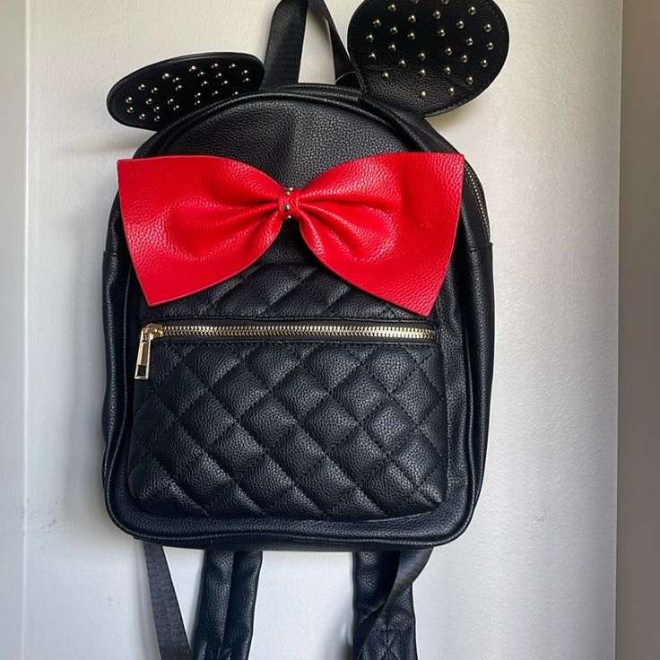 Never Been Used Bag Perfect For Any Occasion Disneyland Half Marathon, Emoji Backpack, Black Emoji, Canvas Drawstring Backpack, Mickey Mouse Backpack, Prada Backpack, Minnie Mouse Backpack, Unicorn Fashion, Unicorn Backpack