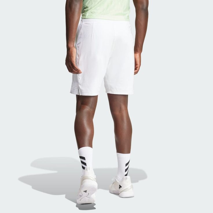 adidas Shop the Tennis Ergo Shorts - White at adidas.com/us! See all the styles and colors of Tennis Ergo Shorts - White at the official adidas online shop. Adidas Tennis, Tennis Shorts, Mens Tennis, Tennis Balls, Adidas Shop, Shorts White, Tennis Clothes, Shorts With Tights, Under Pressure