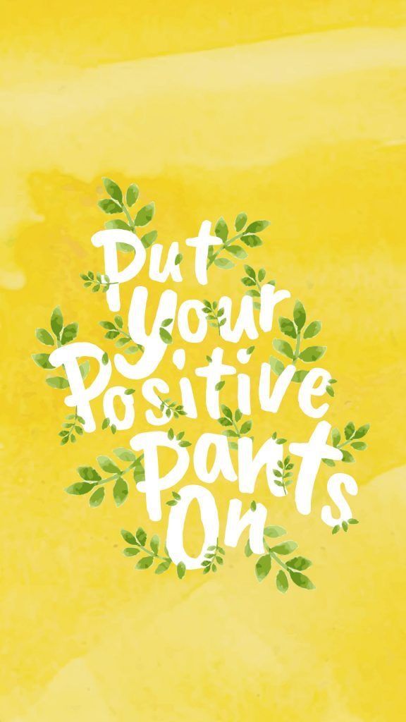 a yellow background with white lettering that says, but you can positive park on