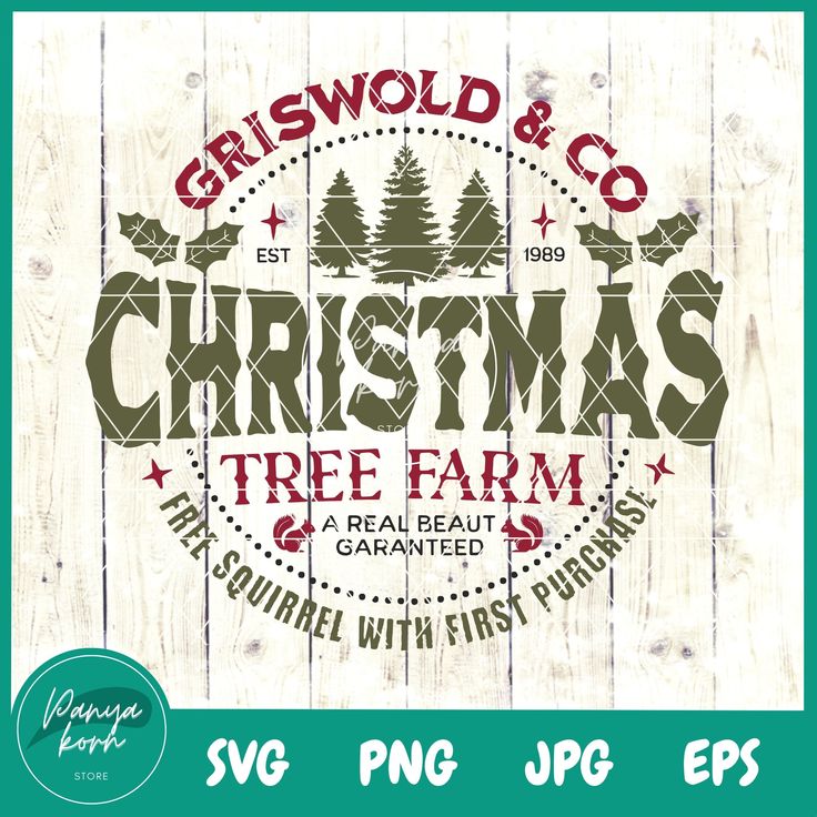 christmas tree farm svg cut file