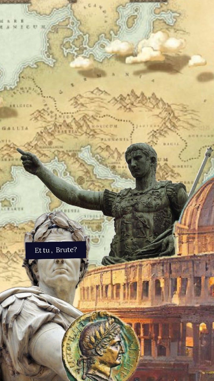 a collage of roman statues and maps with the caption'let us know? '