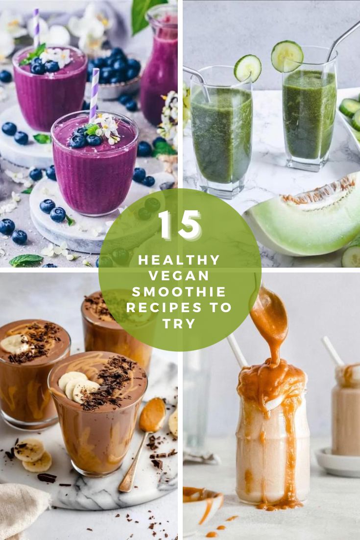 Feeling the heat? These healthy vegan smoothie recipes are super refreshing, and a great way to start the day! Dairy Free Smoothie Recipes, Healthy Plant Based Desserts, Basic Smoothie Recipe, Maca Smoothie, Lemonade Smoothie, Free Smoothie Recipes, Vegan Smoothie Recipes, Vegan Ice Cream Recipe, Veggie Smoothies