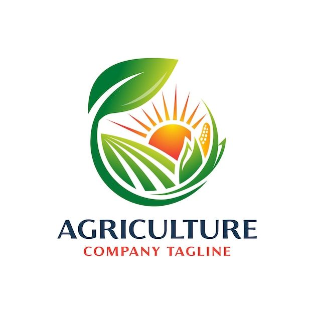 the logo for agriculture, a company that provides organic products and food