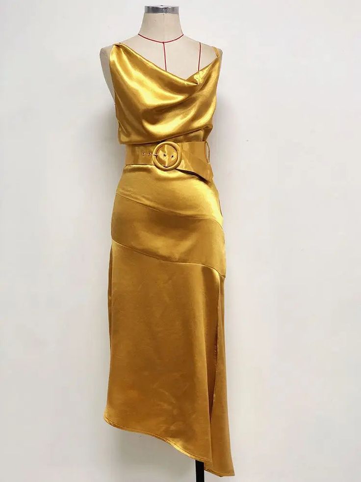 47892749779149|47892749811917|47892749844685 Gold Cocktail Dress With Spaghetti Straps, Gold Spaghetti Strap Dress For Cocktail, Gold Spaghetti Strap Cocktail Dress, Gold Satin Summer Dress, Gold Satin Midi Dress For Night Out, Gold Spaghetti Strap Dress For Night Out, Gold Sleeveless Satin Midi Dress, Gold Satin Midi Dress For Evening, Gold Spaghetti Strap Dress For Formal Occasions