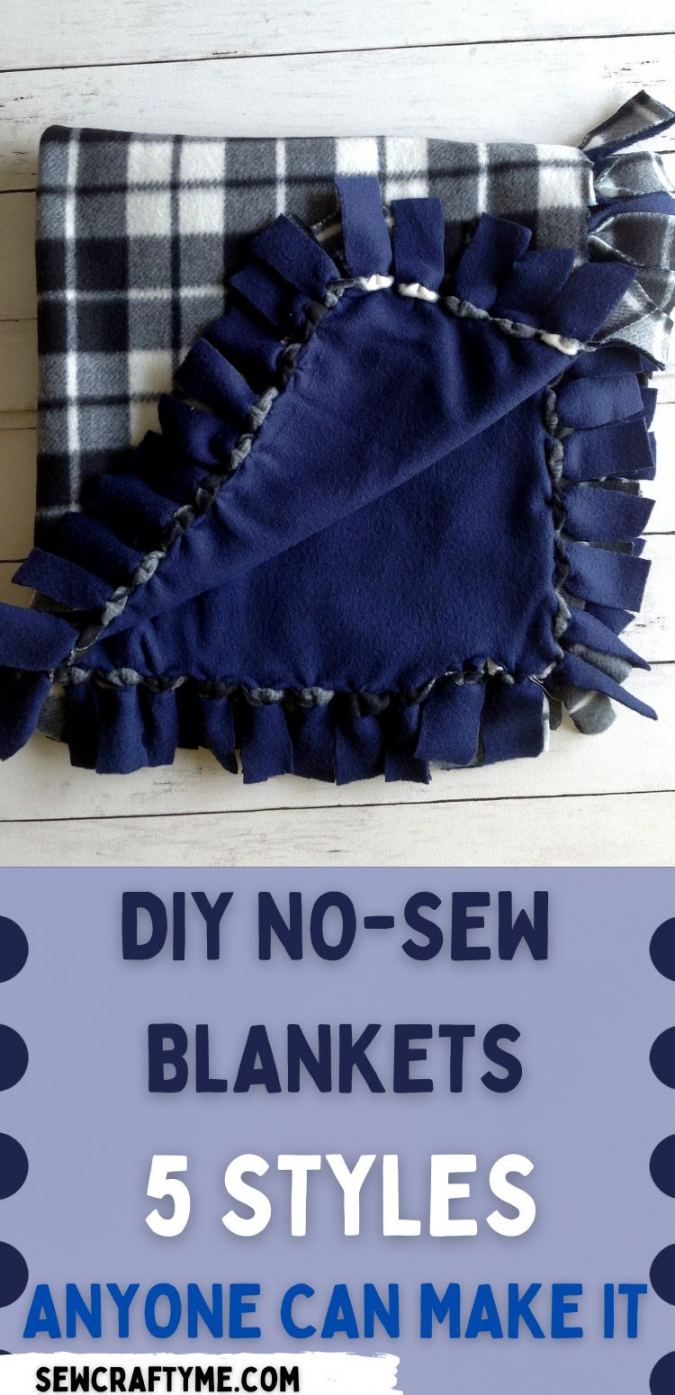 the diy no sew blankets 5 styles can make it