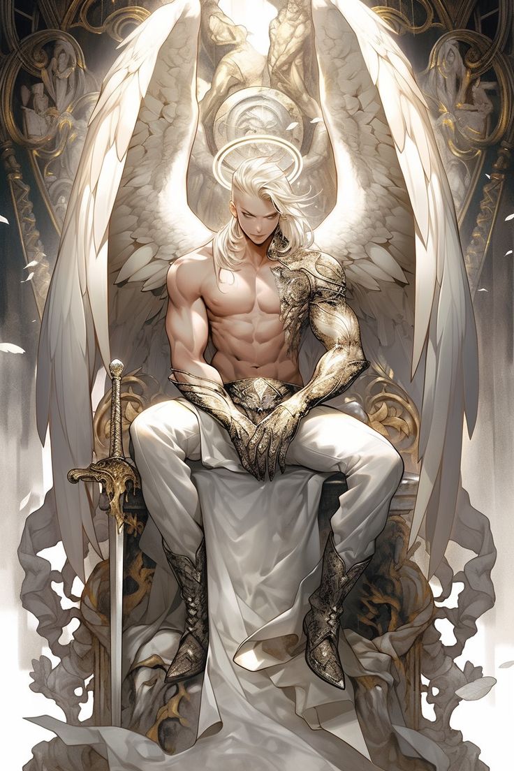 Dnd Fallen Angel, Angel Male Art, Fallen Aasimar Male, Fallen Angel Oc Male, Dark Angel Male, Aasimar Dnd Male, Dnd Gods Concept Art, Angel Design Character, Angel Boy Art